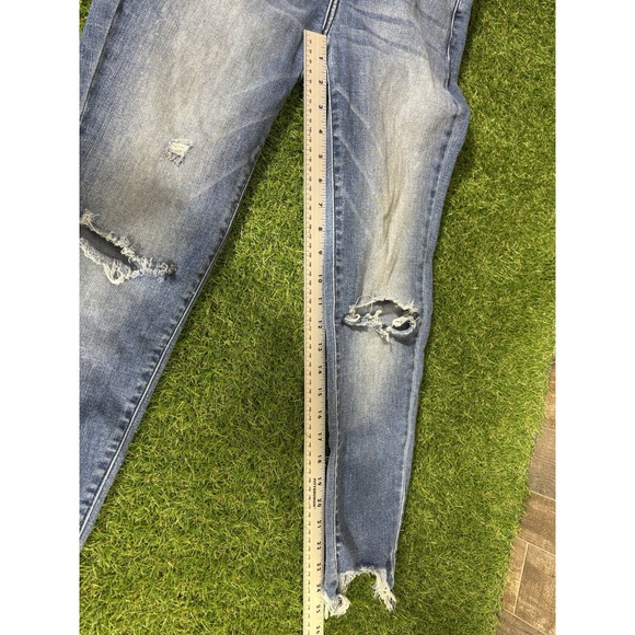 KanCan Los Angeles Women's Jeans Size 7/27 Distressed Skinny Ankle Denim - Picture 3 of 5